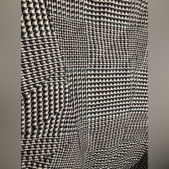 Escada Virgin Wool Black White Houndstooth Blazer Jacket Suit Set Womens EU 40 - Picture 9 of 15